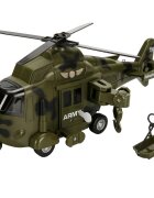 Cool Machines Elicopter de armata cu lumini si sunete 1:16 Verde