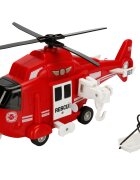 Cool Machines Elicopter de interventie cu lumini si sunete 1:16 Rosu