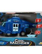 Cool Machines Elicopter de salvare cu sunete si lumini Albastru 1:20