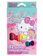 Coolpack Creioane triunghiulare Jumbo Hello Kitty 12 culori