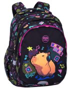 Coolpack Ghiozdan cu 3 compartimente Capybara Negru