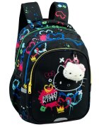 Coolpack Ghiozdan cu 3 compartimente Hello Kitty Negru