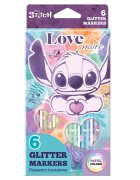 Coolpack Markere cu sclipici Disney Stitch 6 culori