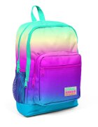 Coral High Ghiozdan cu 4 compartimente model degrade