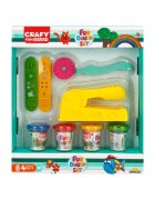 Crafy Set de joaca cu 8 piese de design cu plastilina 200 g