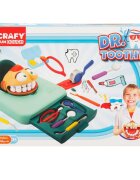 Crafy Set de joaca cu plastilina Doctorul Maseluta 15 piese