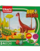 Crafy Set de modelare cu dinozauri 14 piese