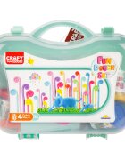 Crafy Set de modelare din plastilina cu geanta Verde