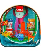 Crafy Set de modelare din plastilina cu rucsac Portocaliu-Bleu
