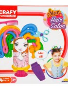 Crafy Set de modelare din plastilina pentru coafat 11 piese 200 g