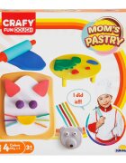 Crafy Set de modelare din plastilina pentru patiserie 6 piese 200g