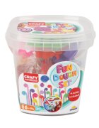 Crafy Set galetusa cu plastilina 300 g