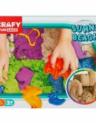 Crafy Set nisip creativ Fun Sand Sunny Beach 13 piese 1 kg nisip