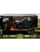 Crazon Masina de teren cu telecomanda Crazy Off-Road 1:18 Negru-Albastru