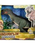 Crazoo Figurina Dinozaur cu lumini si sunete Verde
