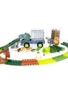 Crazoo Set camion si pista Dinosaur World