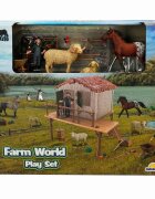 Crazoo Set figurine Animale de la ferma Berbec Miel si Cal