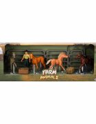 Crazoo Set figurine Animale de la ferma Cai
