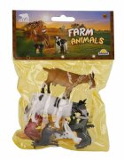 Crazoo Set figurine animale de la ferma in punga mica