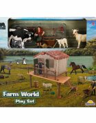 Crazoo Set figurine Animale de la ferma Taur Ied si Tap