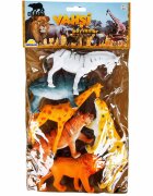 Crazoo Set figurine animale salbatice in punga mare 6 buc