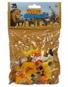 Crazoo Set figurine animale salbatice in punga mica