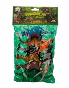 Crazoo Set figurine dinozauri in punga mare 9 buc