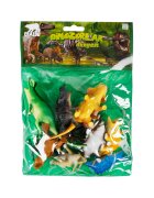 Crazoo Set figurine dinozauri in punga medie