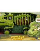 Crazoo Transportator cu sunete si lumini Dinosaur World