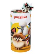 Cubika Puzzle din lemn 5 In 1 Catelusi