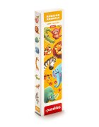 Cubika Puzzle din lemn Animale din safari 16 piese