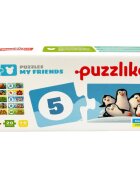 Cubika Puzzle din lemn Numara animalutele 20 piese