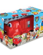 DEDE Camion de pompieri si blocuri de constructie 30 piese