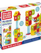 DEDE Set blocuri de constructie si bila 70 piese