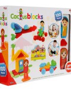 DEDE Set de constructie Cactus Blocks 100 piese