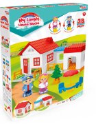 DEDE Set de constructie My Lovely House Blocks 38 piese