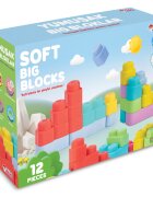 DEDE Set de constructie Soft Big Blocks 12 piese