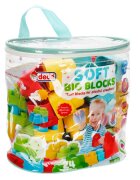 DEDE Set de constructie Soft Maxi Blocks 24 piese