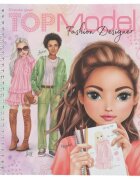 Depesche Carte de colorat si schite TopModel Fashion Designer