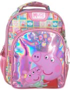 Diakakis Ghiozdan cu 2 compartimente Must Team Peppa Pig Smile Play Jump
