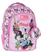 Diakakis Ghiozdan cu 3 compartimente Must Team Minnie Mouse Flowers