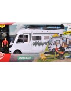Dickie Toys Rulota cu figurina si accesorii Camper Hymer Camping Van Class B