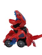 Dihua Masina dino transformabil cu lumini si sunete rosie
