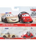 Disney Cars Set masinute 3 Deputy McQueen si Bella Cadavre 1:55 HLH70