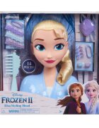 Disney Frozen 2 Papusa Elsa Frozen 2 Styling Head - Manechin pentru coafat cu accesorii incluse