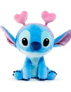 DISNEY Jucarie de plus Stitch cu inimioare 25 cm