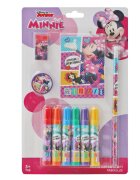 Disney Minnie Mouse Set de colorat cu carioci si agenda Minnie 10 buc