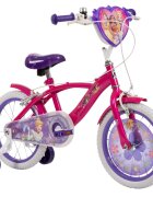 Disney Princess Bicicleta cu roti ajutatoare Huffy 16 inch Roz