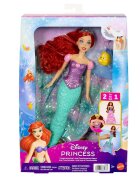 Disney Princess Papusa Ariel transformabila din printesa in sirena JLK19