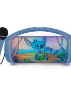 Disney Stitch Boxa portabila cu microfon si efecte de lumini Lexibook